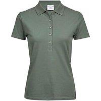 TEE JAYS Women's Luxury Stretch Polo Shirt in Pale Green | Size: 2XL