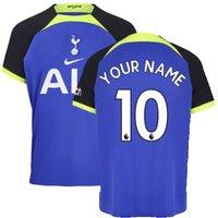 Tottenham Hotspur FC Women's Womens 2022 2023 Away Shirt Your Name in Blue | Size: XS