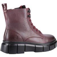 Hush Puppies Women's 'Fawn' Ankle Boots in Dark Red | Size: 5