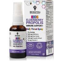 Bee&You Propolis Elderberry Honey Throat Spray For Kids 30ml in Clear