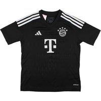 FC Bayern Munich Junior 2023 2024 Goalkeeper Shirt Black | Size: 7-8 Years