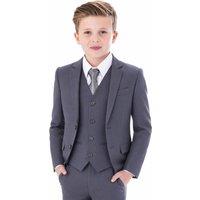 Vivaki Boy's 5 Piece Suit Slim Mid Grey | Size: 3-6 m