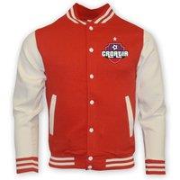 Croatia Junior College Baseball Jacket in Red | Size: 3-4 Years