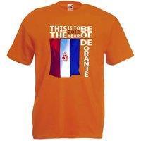 Netherlands Junior Holland Euro 2012 Our Year T-Shirt in Orange | Size: 7-8 Years