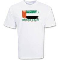 United Arab Emirates Junior Football T-Shirt in White | Size: 12-13 Years