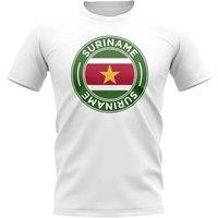 Azerbaijan Junior Football Badge T-Shirt White | Size: 12-13 Years