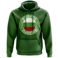 Bulgaria Junior Football Badge Hoodie in Green | Size: 3-4 Years
