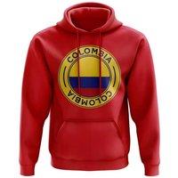 Colombia Junior Football Badge Hoodie in Red | Size: 12-13 Years