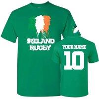 Ireland Junior Country Rugby T-Shirt Your Name in Green | Size: 3-4 Years