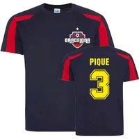 FC Barcelona Junior Gerard Pique Sports Training Jersey in Navy | Size: 5-6 Years