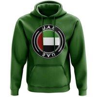 United Arab Emirates Junior UAE Football Badge Hoodie Green | Size: 3-4 Years