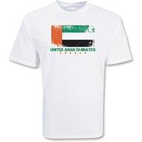 United Arab Emirates Junior Soccer T-Shirt in White | Size: 3-4 Years