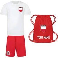 Poland Junior Training Kit Package in White | Size: 9-11 Years