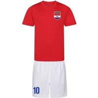 Croatia Junior Training Kit in Red | Size: 9-11 Years