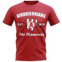 Azerbaijan Junior Airdrieonians Established Football T-Shirt Red | Size: 9-11 Years