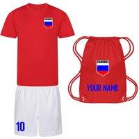 Russia Junior Training Kit Package in Red | Size: 9-11 Years