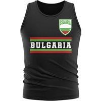 Bulgaria Junior Core Football Country Sleeveless Tee in Black | Size: 7-8 Years