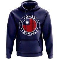 Newcastle United FC Junior Football Badge Hoodie Navy | Size: 5-6 Years