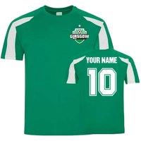 Celtic FC Junior Your Name Sports Training Jersey Green | Size: 12-13 Years