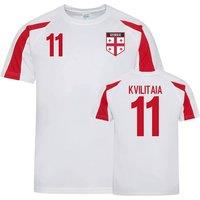 Georgia Junior Sports Training Jersey - Kvilitaia 11 | Size: 5-6 Years