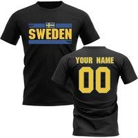 Sweden Junior Fan Football T-Shirt black | Size: 12-13 Years