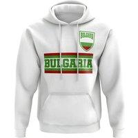 Bulgaria Junior Core Football Country Hoody in White | Size: 5-6 Years