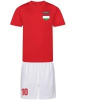 Hungary Junior Training Kit in Red | Size: 5-6 Years