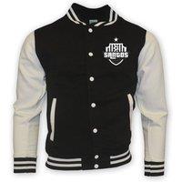 Santos Junior College Baseball Jacket in Black | Size: 3-4 Years