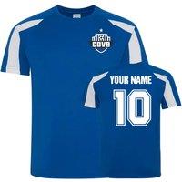 Rangers FC Junior Your Name Cove Sports Training Jersey Blue | Size: 9-11 Years