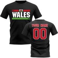 Wales Junior Fan Football T-Shirt black | Size: 9-11 Years
