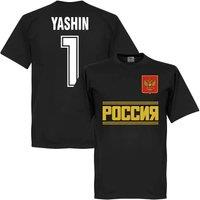 Russia Junior Team Yashin T-Shirt in Black | Size: 5-6 Years