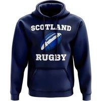 Scotland Junior Rugby Ball Hoody Navy | Size: 5-6 Years