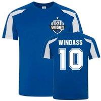Wigan Junior Josh Windass Sports Training Jersey in Blue | Size: 12-13 Years