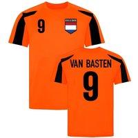 Netherlands Junior Holland Sports Training Jersey - Van Basten 9 in Orange | Size: 12-13 Years