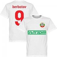 Bulgaria Berbatov 9 Team T-Shirt in White | Size: 3-4 Years