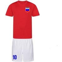 Russia Junior Training Kit in Red | Size: 7-8 Years