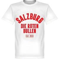 Red Bull Salzburg Salzburg Established T-Shirt in White | Size: 7-8 Years
