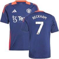 Manchester United FC 2024/25 Manchester United Training Jersey in Navy | Size: 9-10 Years