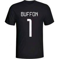 Juventus Junior Gigi Buffon Hero T-Shirt in Black | Size: 5-6 Years