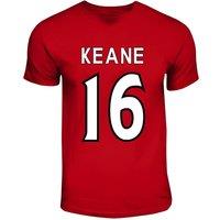 Manchester United FC Roy Keane Hero Tshirt in Red | Size: 12-13 Years