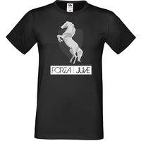 Juventus Junior Forza T-Shirt - Pirlo 21 in Black | Size: 3-4 Years