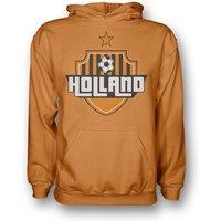 Netherlands Junior Holland Country Logo Hoody in Orange | Size: 9-11 Years