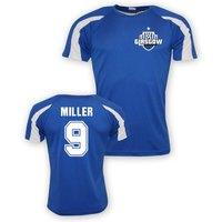 Rangers FC Junior Kenny Miller Sports Training Jersey in Blue | Size: 5-6 Years