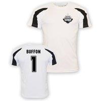 Juventus Junior Gigi Buffon Sports Training Jersey in White | Size: 5-6 Years