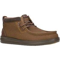 Hey Dude Men's Wally Mid GripR Boots in Brown | Size: 12