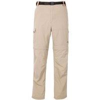 Trespass Men's Rynne B Mosquito Repellent Cargo Trousers in Light Beige | Size: Medium