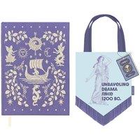 Portico Designs Ltd The Reading Room Odyssey A5 Hardback Journal & Printed Tote Bag Set