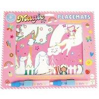 Floss & Rock Magic Water Colouring Placemats - Rainbow Fairy