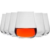 Bormioli Rocco Inalto Uno Stemless Wine Glasses - 350ml - Pack of 12 in Clear
