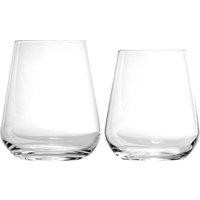 Bormioli Rocco Inalto Uno Stemless Glassware 12 Piece Set in Clear